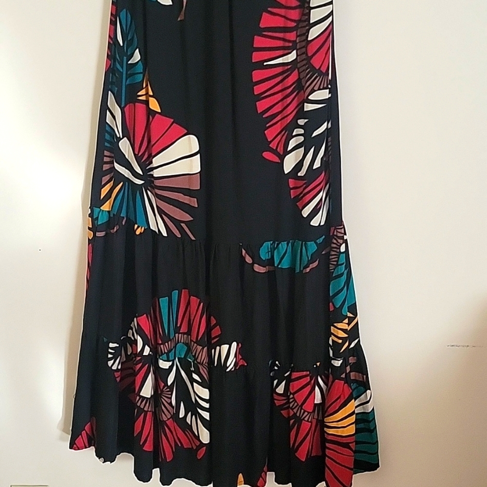 Forever 21 Colorful Floral Women's Maxi Dress Size Small - Picture 2 of 9
